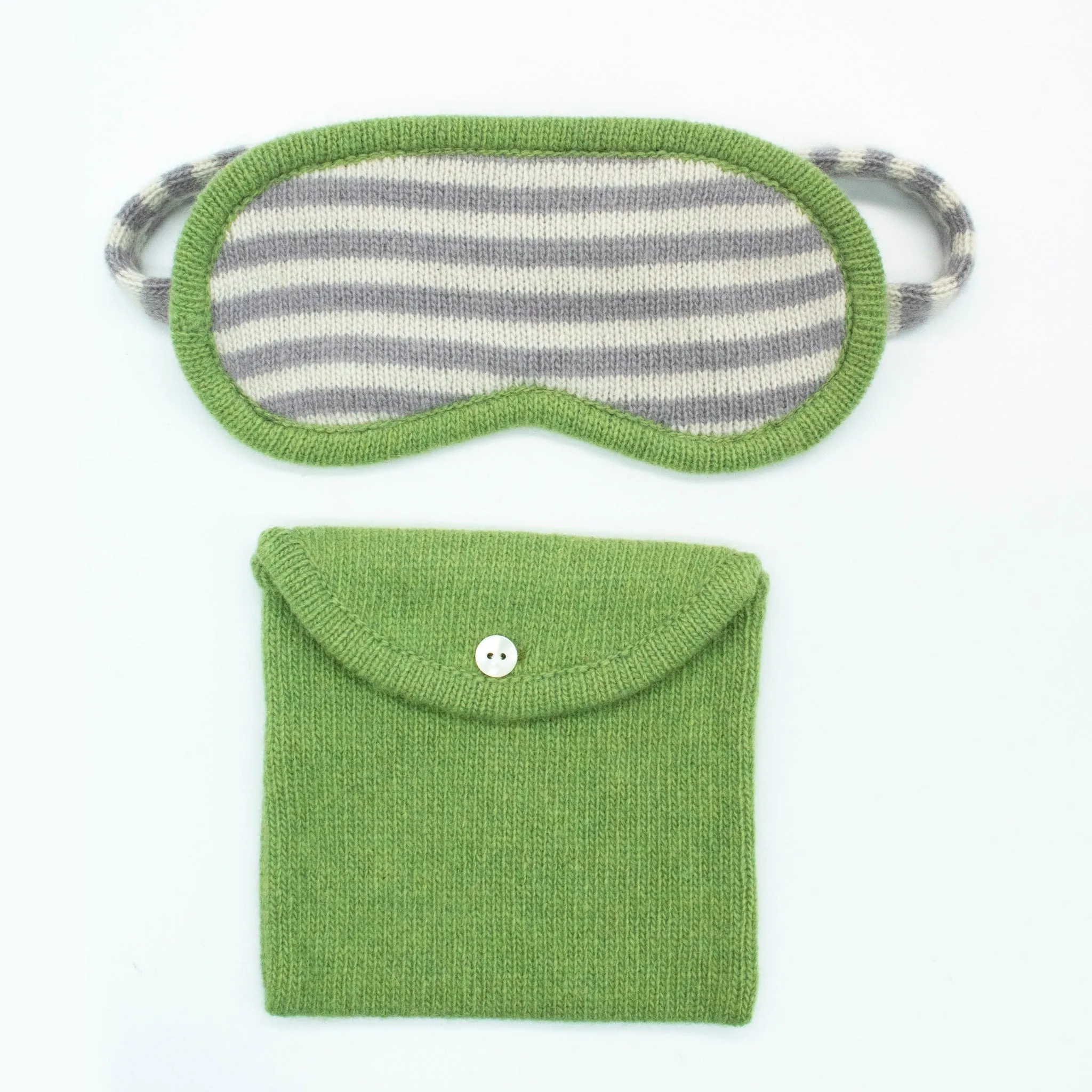CASHMERE EYEMASK+POUCH SET sold by Portolano product image thumbnail 2