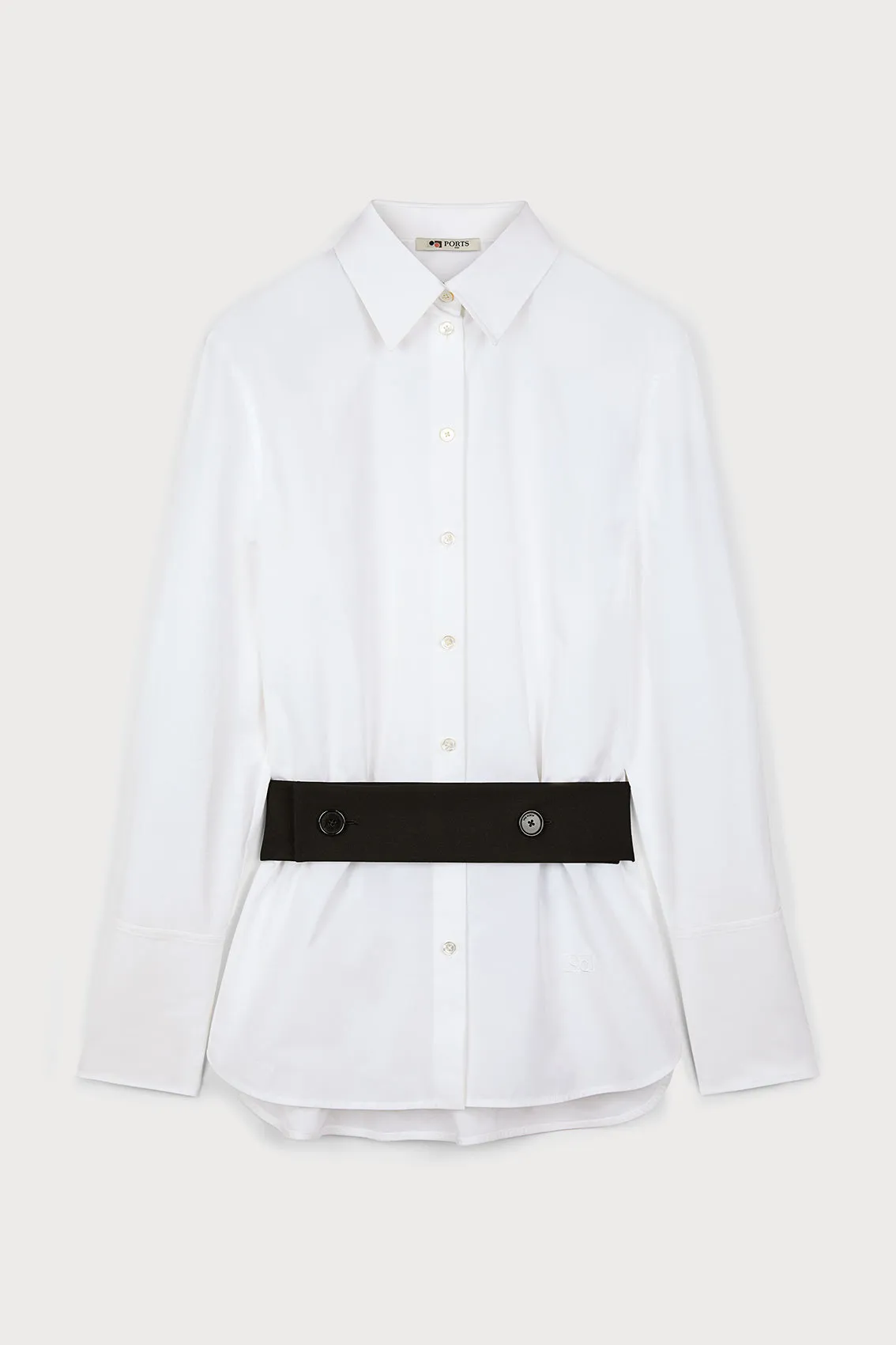 BELTED WHITE SHIRT sold by Ports 1961