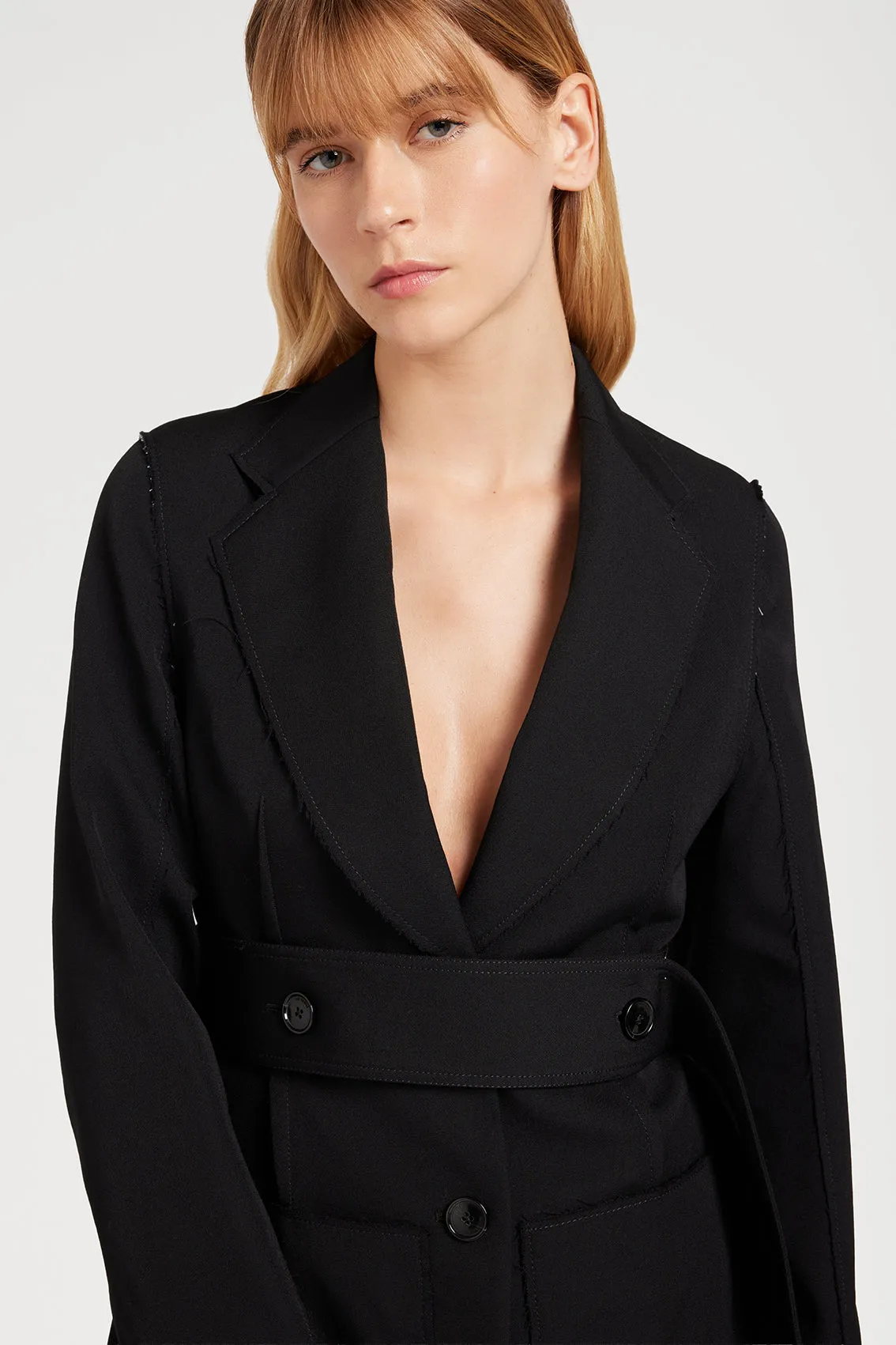 BLACK BELTED BLAZER sold by Ports 1961 product image thumbnail 2