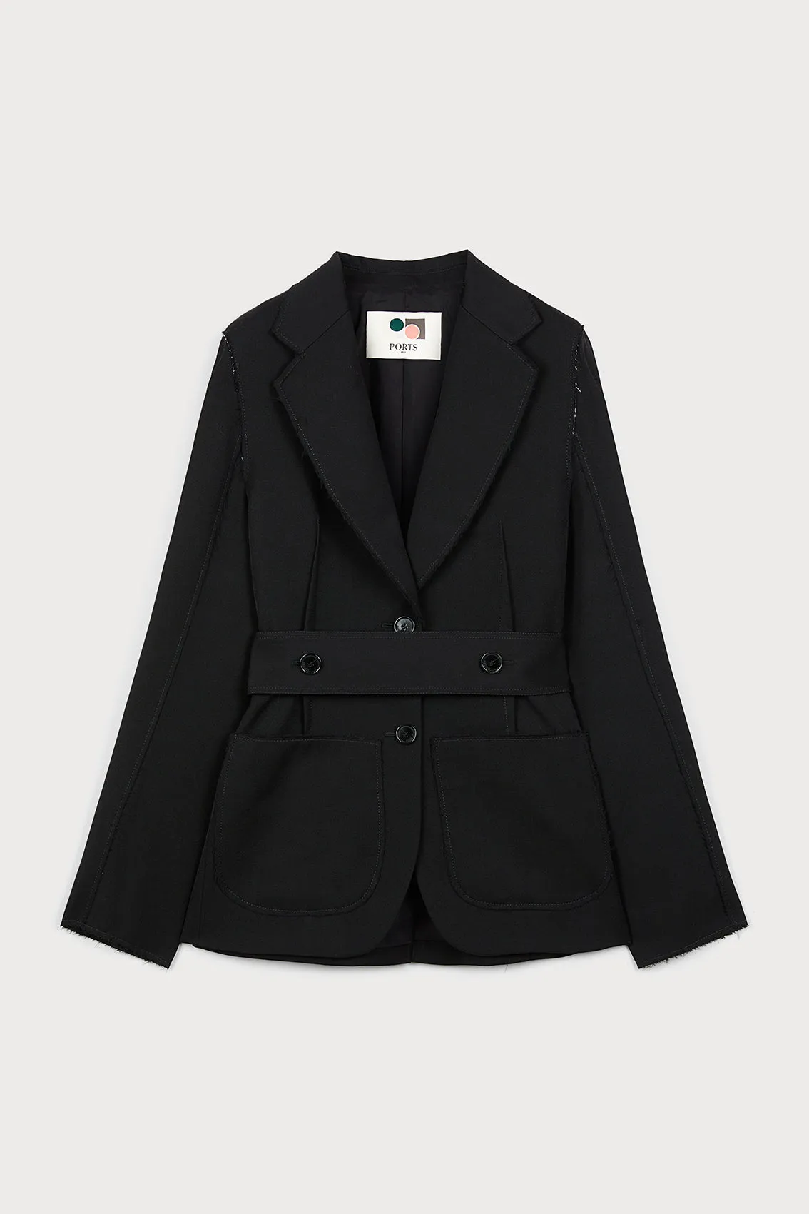BLACK BELTED BLAZER sold by Ports 1961