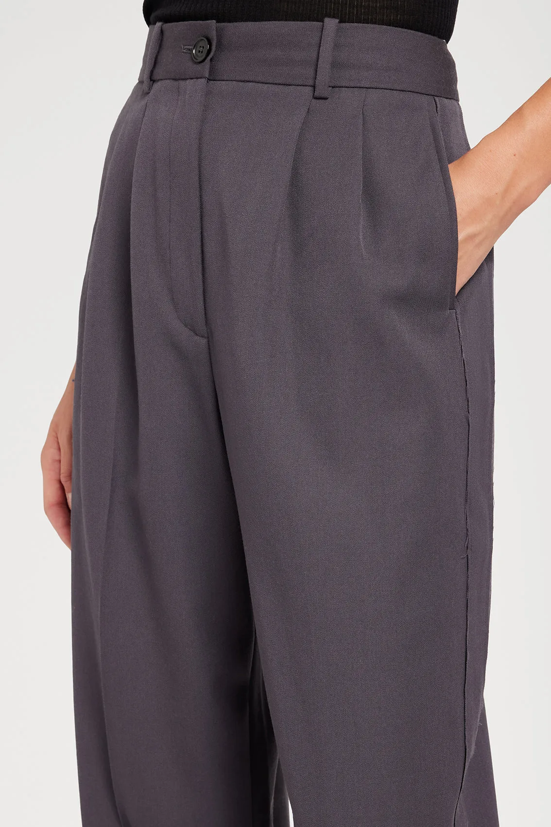 GREY PLEATED TROUSERS sold by Ports 1961 product image thumbnail 3
