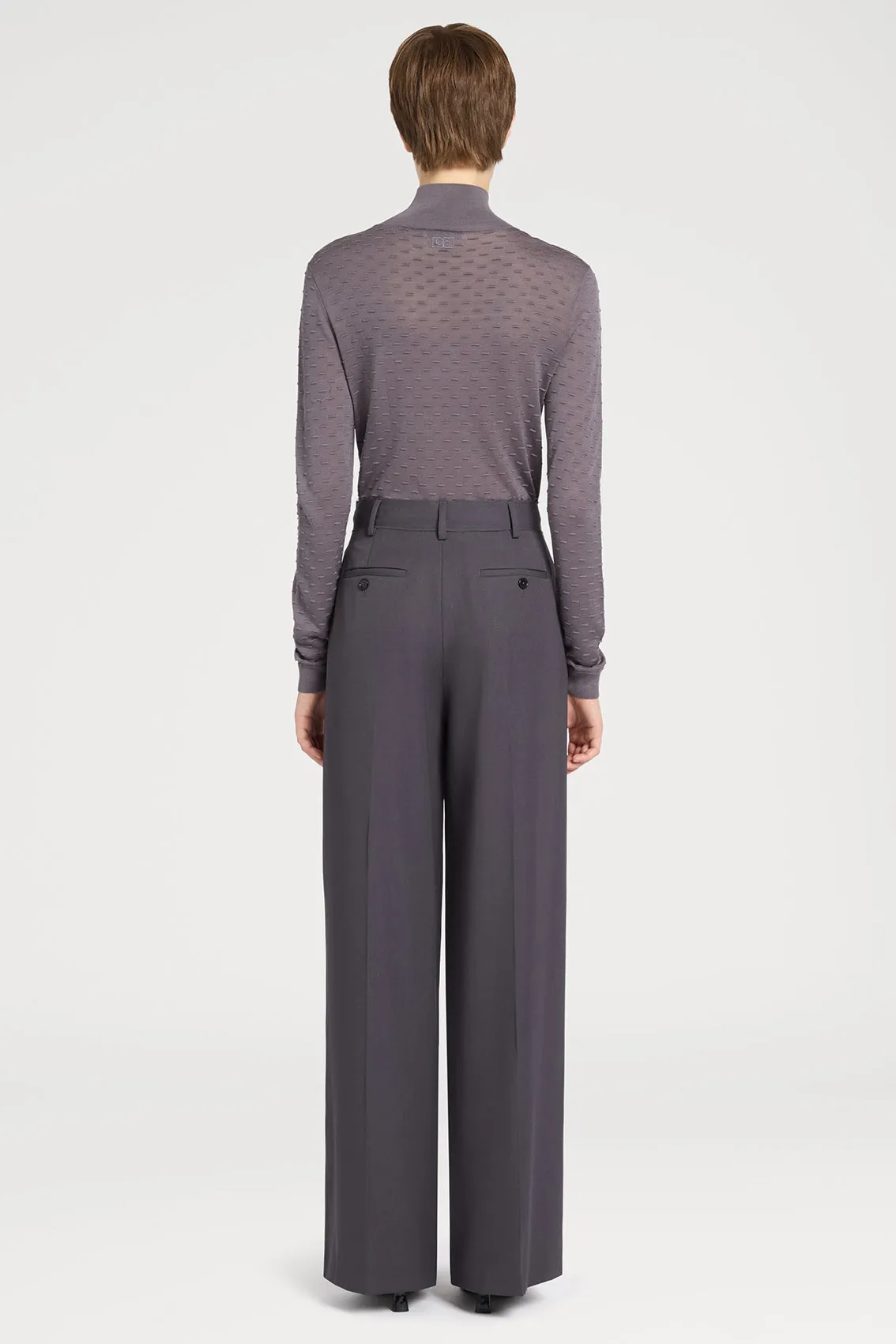 PLEATED GREY TROUSERS sold by Ports 1961 product image thumbnail 3