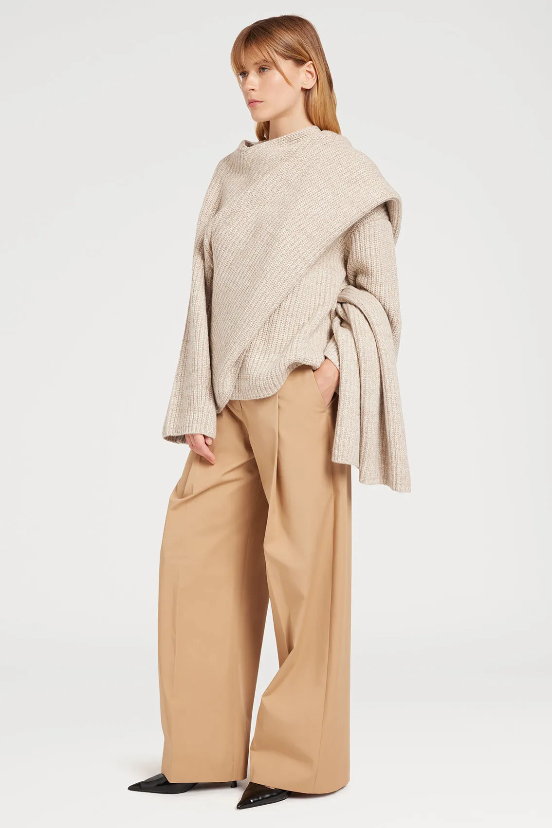 PLEATED CAMEL TROUSERS sold by Ports 1961 product image thumbnail 2