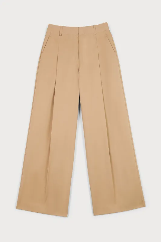 PLEATED CAMEL TROUSERS made by Ports 1961