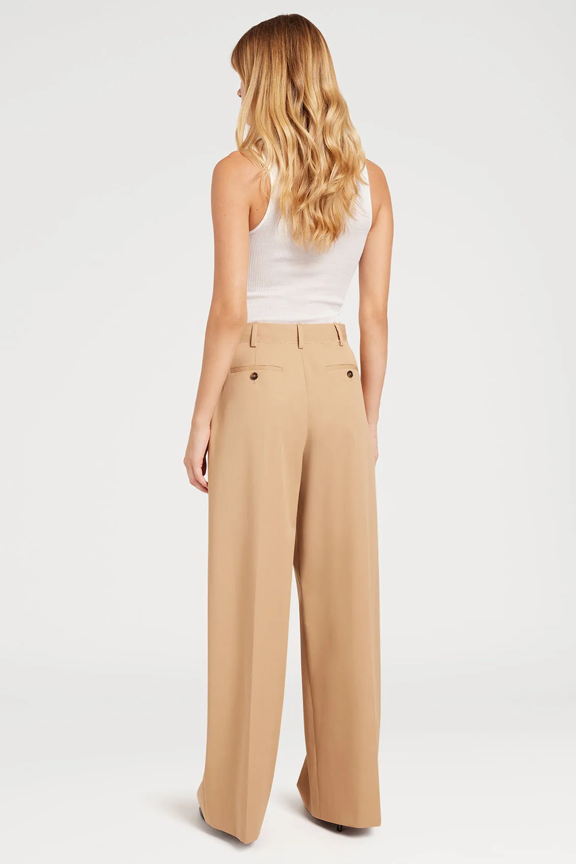PLEATED CAMEL TROUSERS sold by Ports 1961 product image thumbnail 3