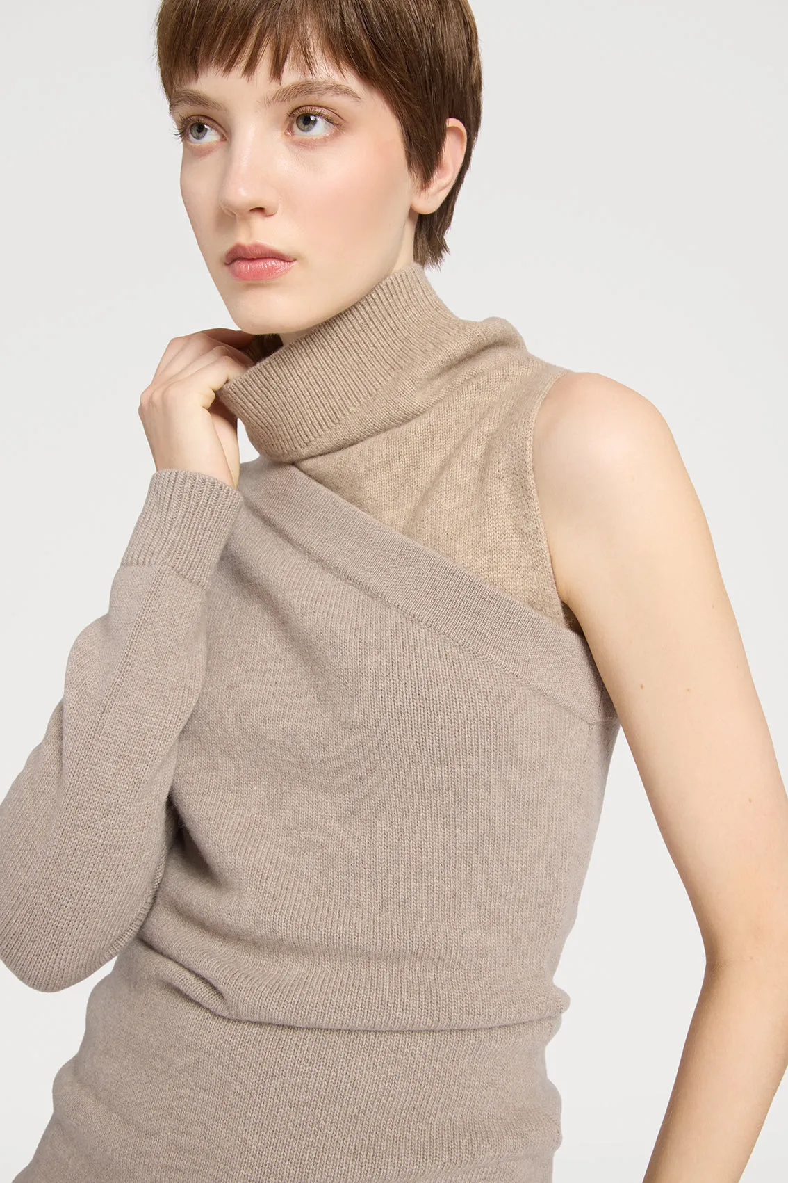 OFF SHOULDER TURTLENECK DRESS sold by Ports 1961 product image thumbnail 4