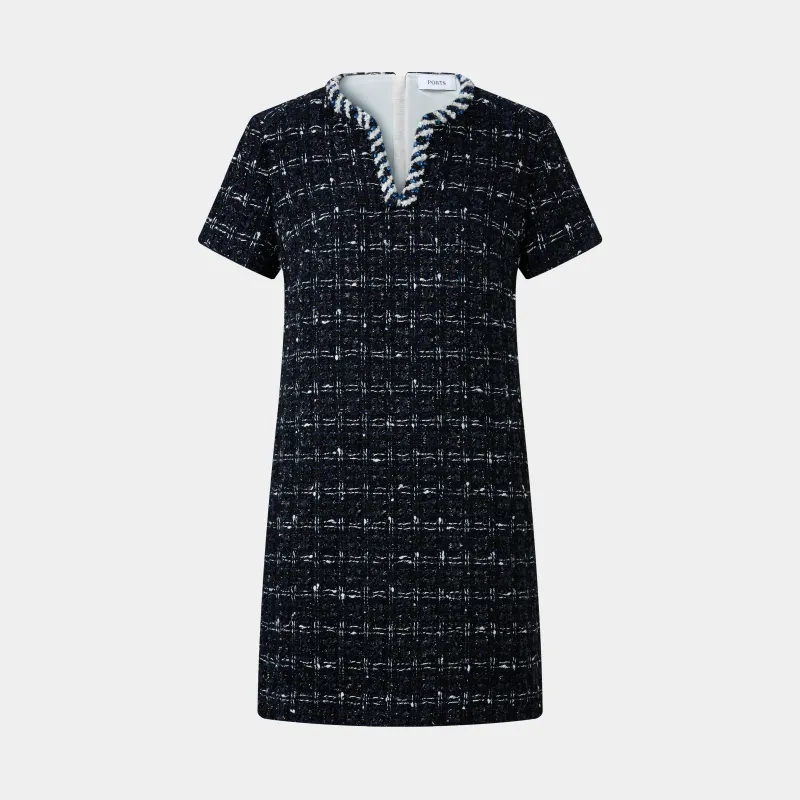 TWEED PATTERNED DRESS sold by Ports 1961