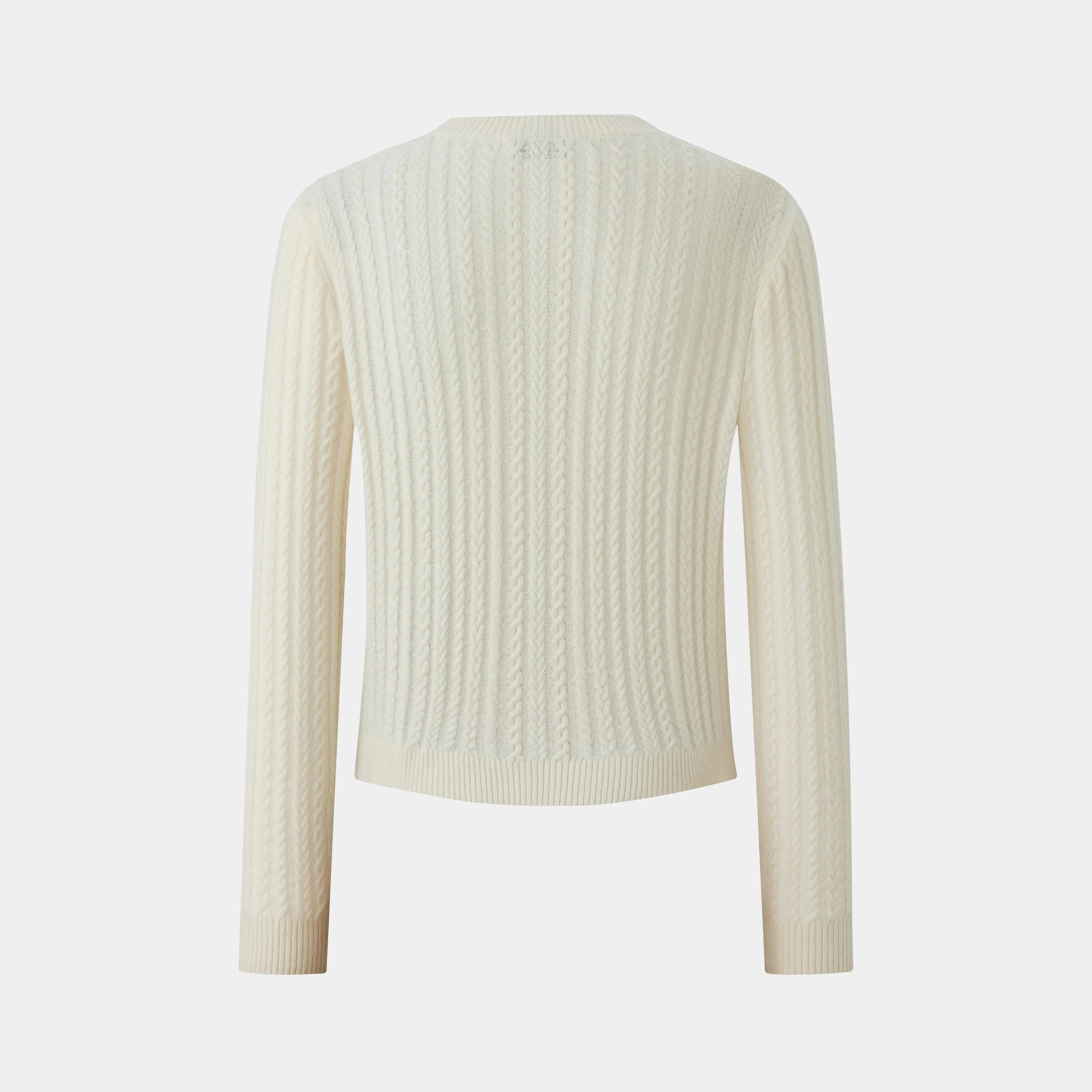 WHITE CABLE KNIT CARDIGAN sold by Ports 1961 product image thumbnail 2