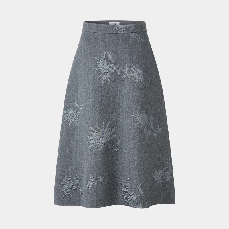 EMBROIDERED A-LINE SKIRT sold by Ports 1961
