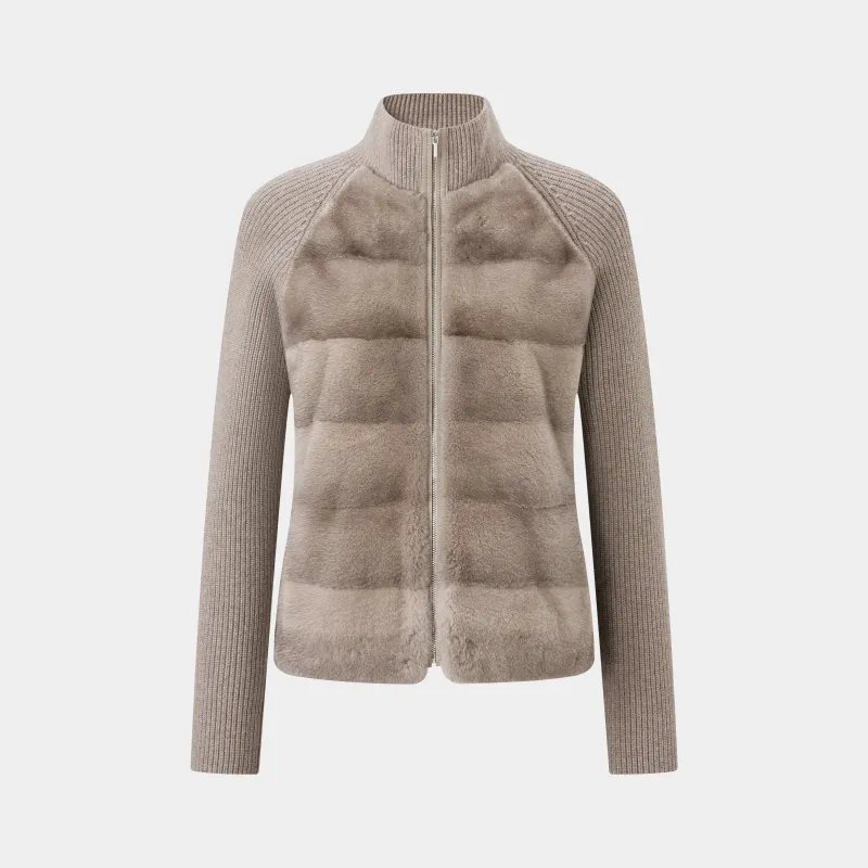 QUILTED MINK FUR JACKET sold by Ports 1961