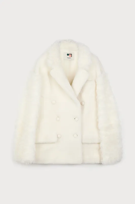 WHITE WOOLFELL COAT sold by Ports 1961