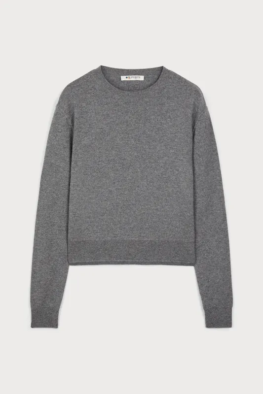 GREY CASHMERE SWEATER sold by Ports 1961