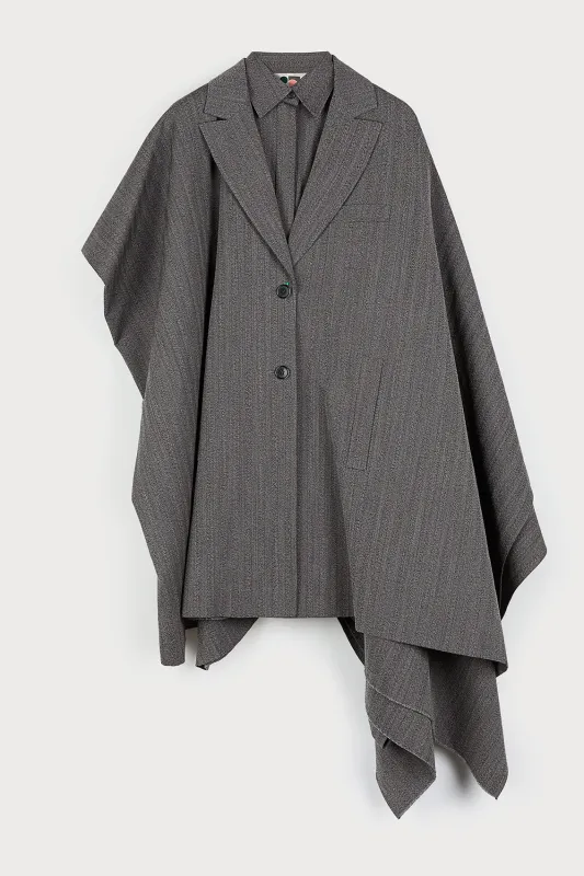 GRAY CAPE COAT sold by Ports 1961