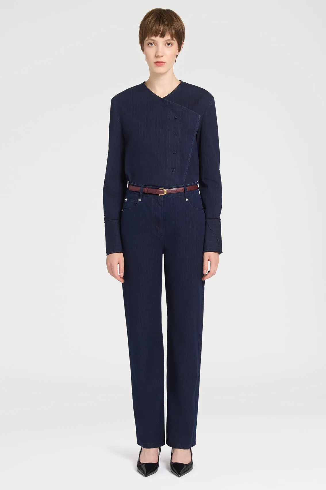 BLUE COTTON SHIRT sold by Ports 1961 product image thumbnail 2