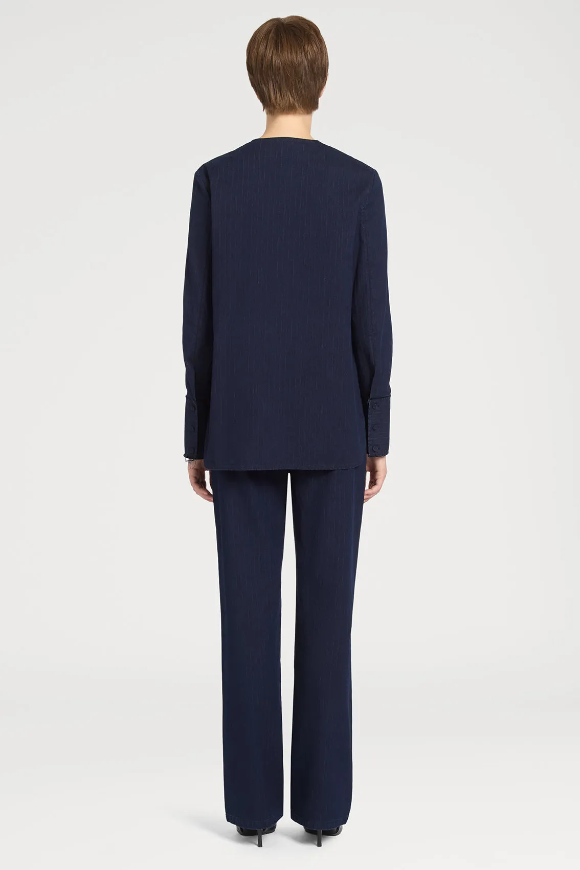 BLUE COTTON SHIRT sold by Ports 1961 product image thumbnail 3