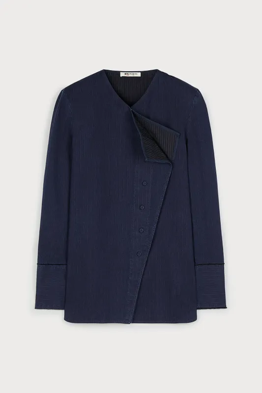 BLUE COTTON SHIRT sold by Ports 1961