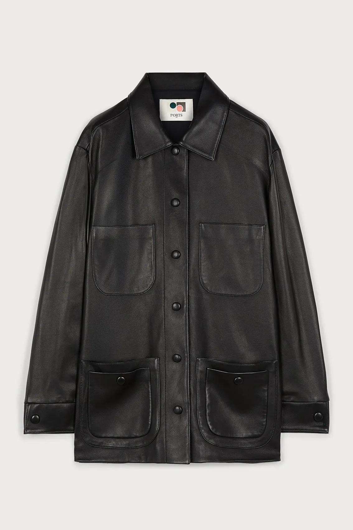 BLACK LEATHER JACKET sold by Ports 1961