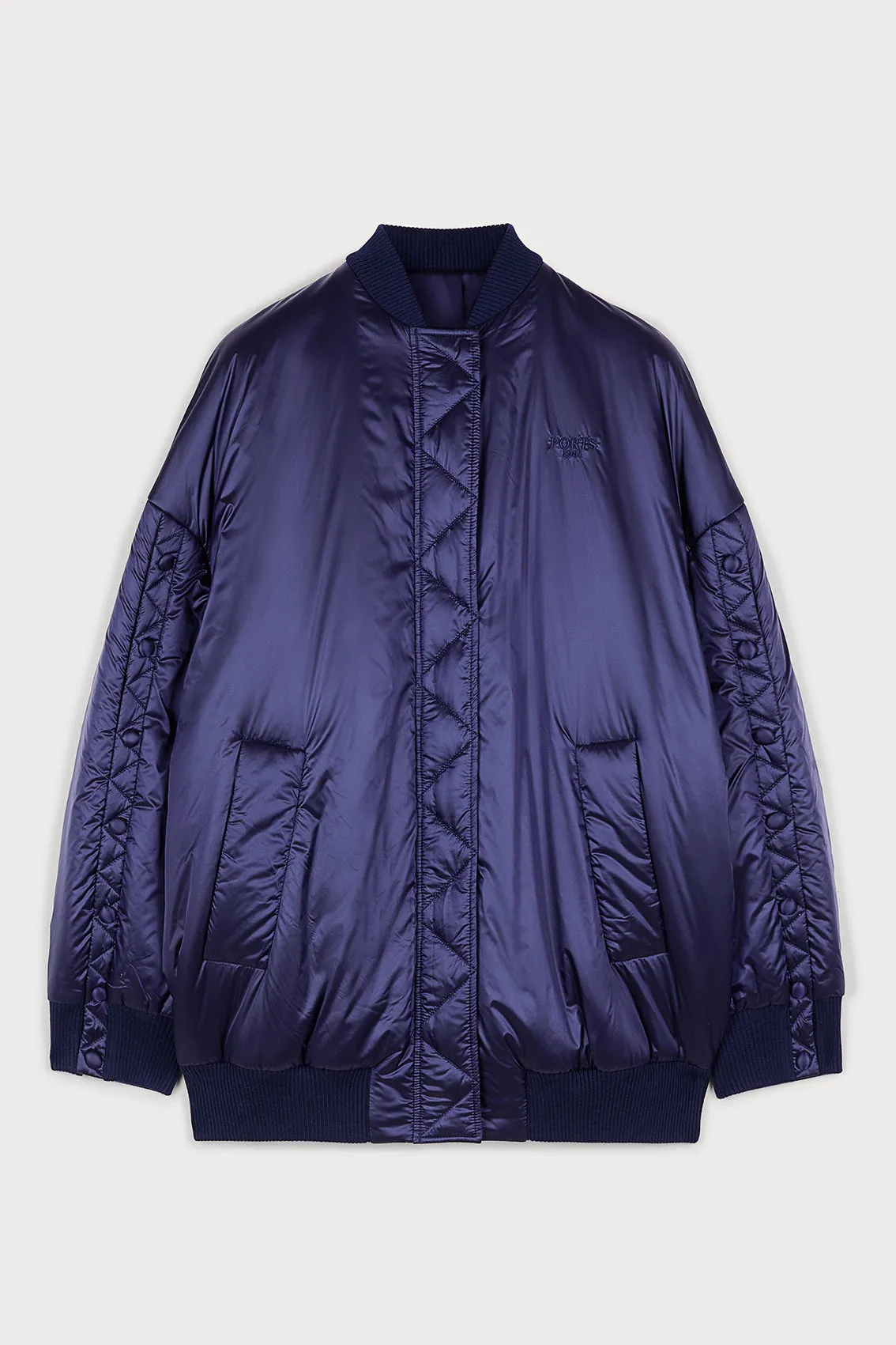 NAVY BLUE BOMBER JACKET sold by Ports 1961