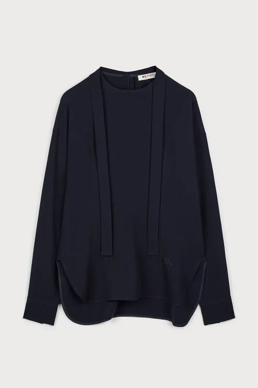 ALL-DAY NAVY BLOUSE sold by Ports 1961