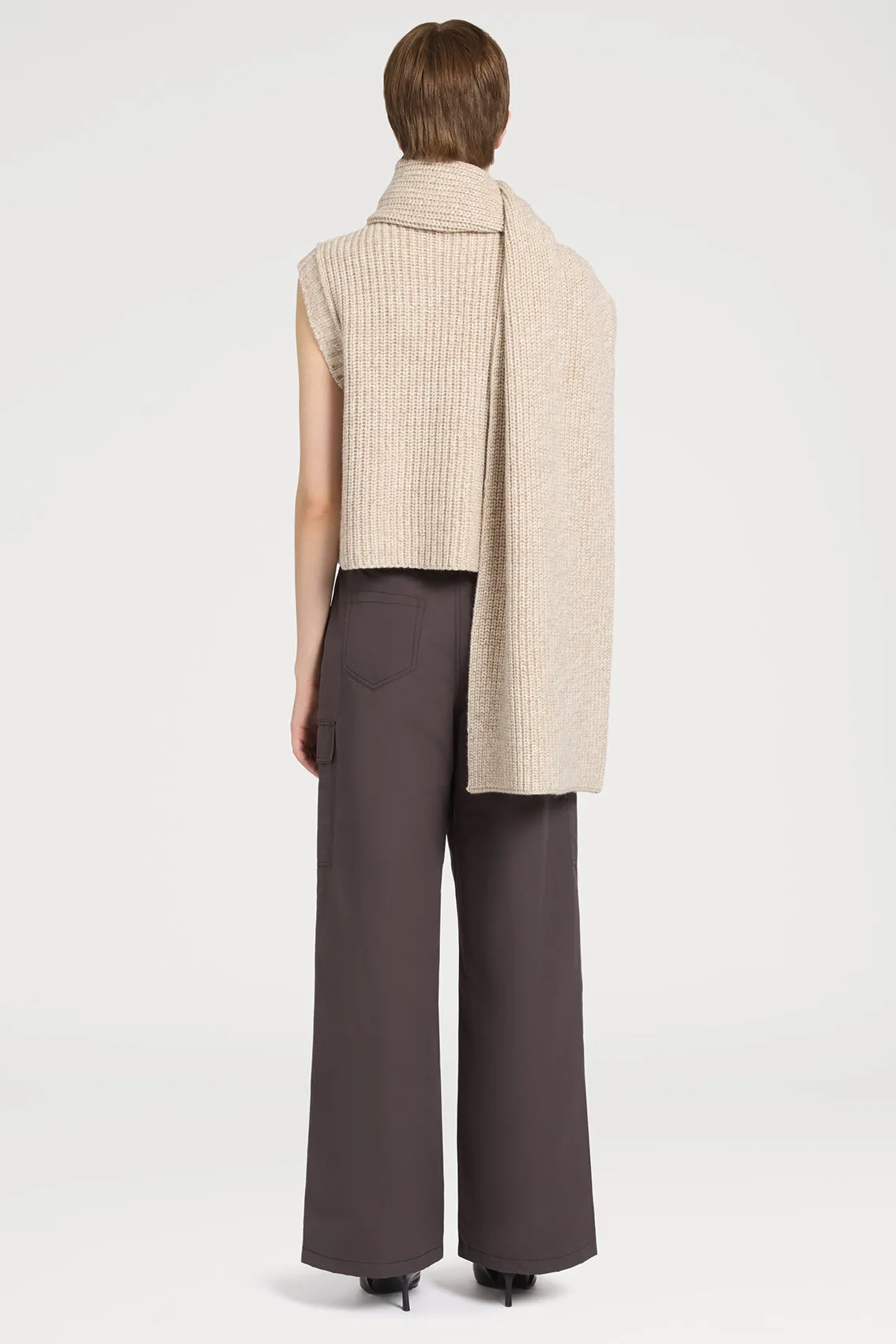 BEIGE CASHMERE WOOL KNITWEAR sold by Ports 1961 product image thumbnail 4