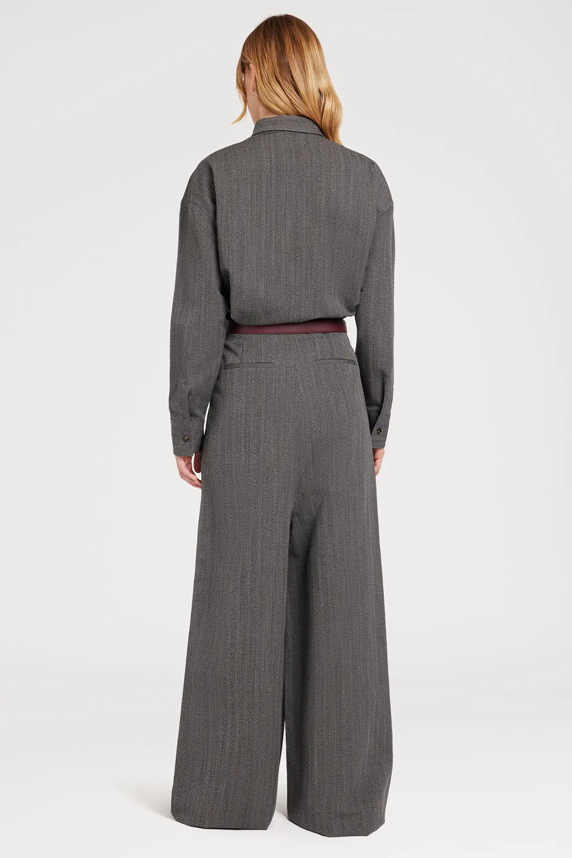 GREY COTTON WOOL PANTS sold by Ports 1961 product image thumbnail 3