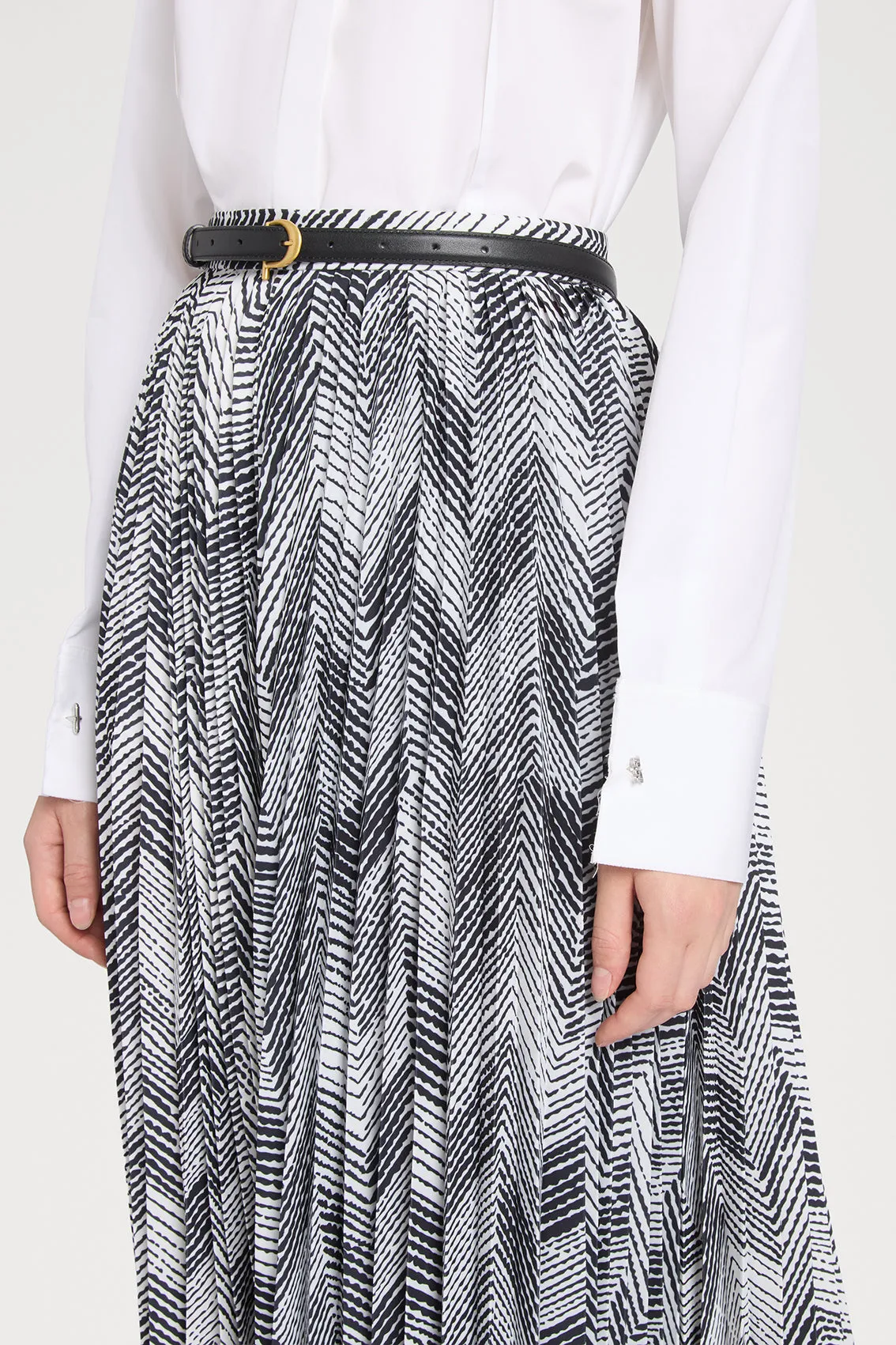 CHEVRON PATTERNED SKIRT sold by Ports 1961 product image thumbnail 2