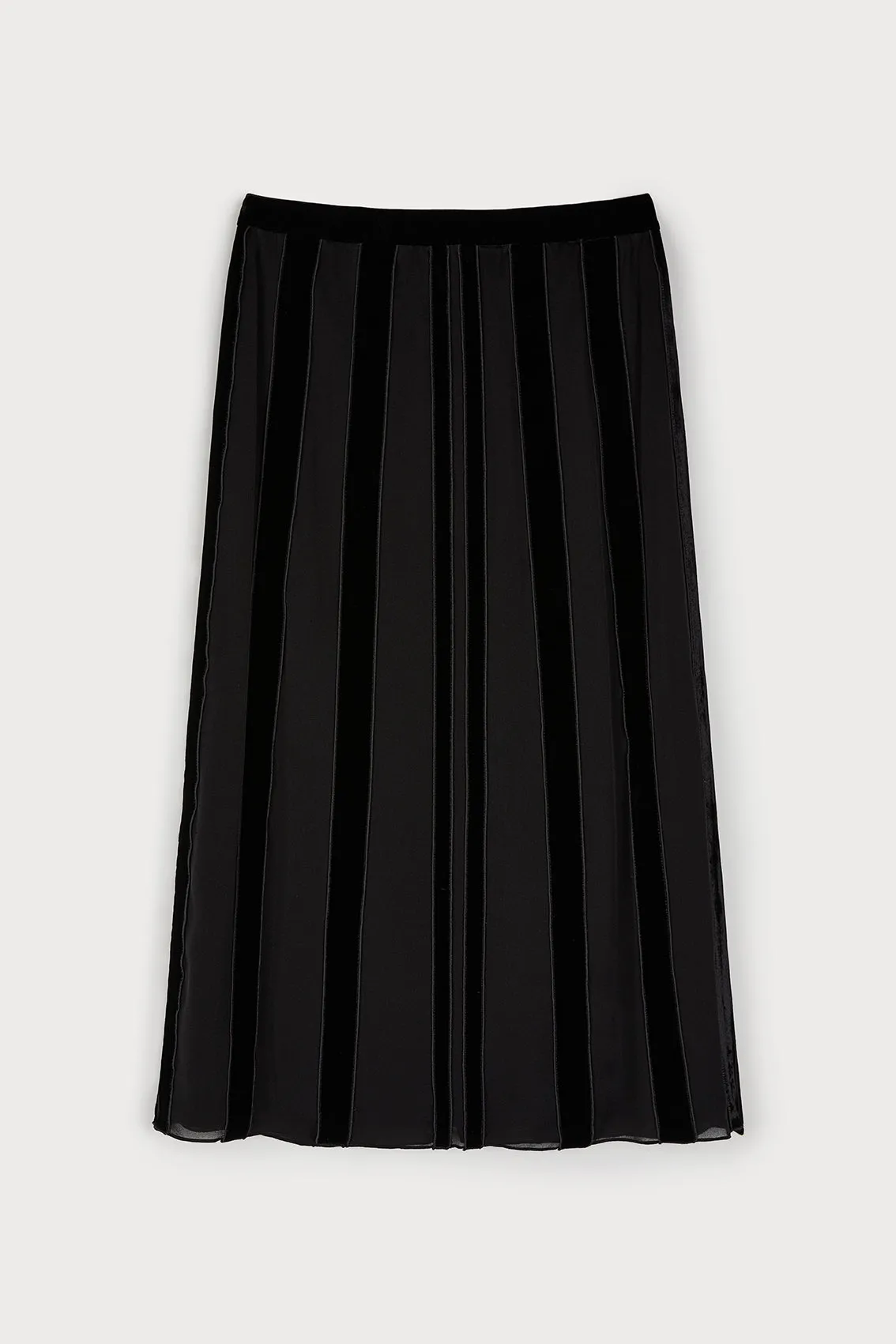 BLACK SILK SKIRT sold by Ports 1961