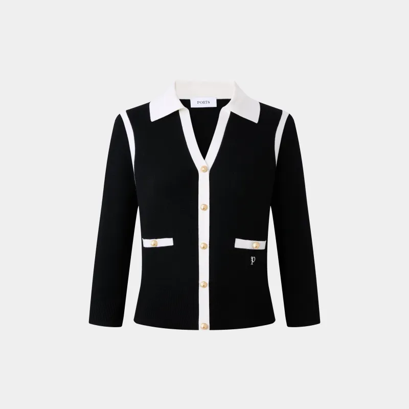 BLACK RETRO POLO sold by Ports 1961