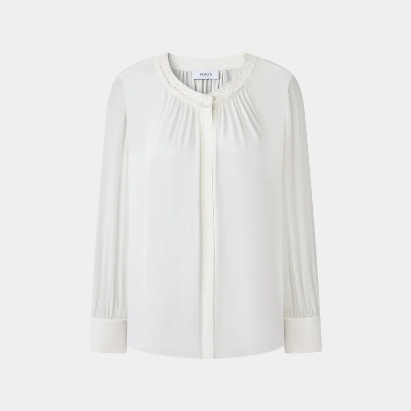 FRONT GATHERING SHIRT sold by Ports 1961