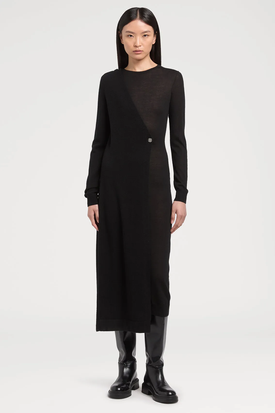 BLACK CASHMERE DRESS sold by Ports 1961 product image thumbnail 2