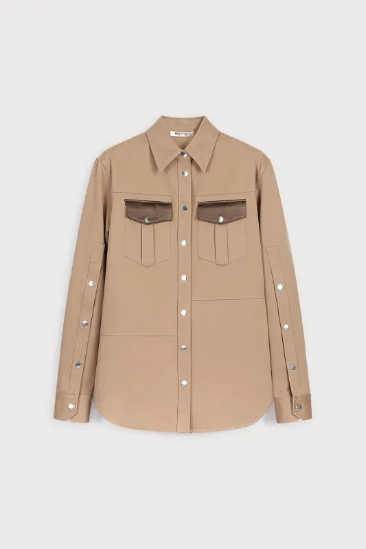 BEIGE CARGO SHIRT sold by Ports 1961