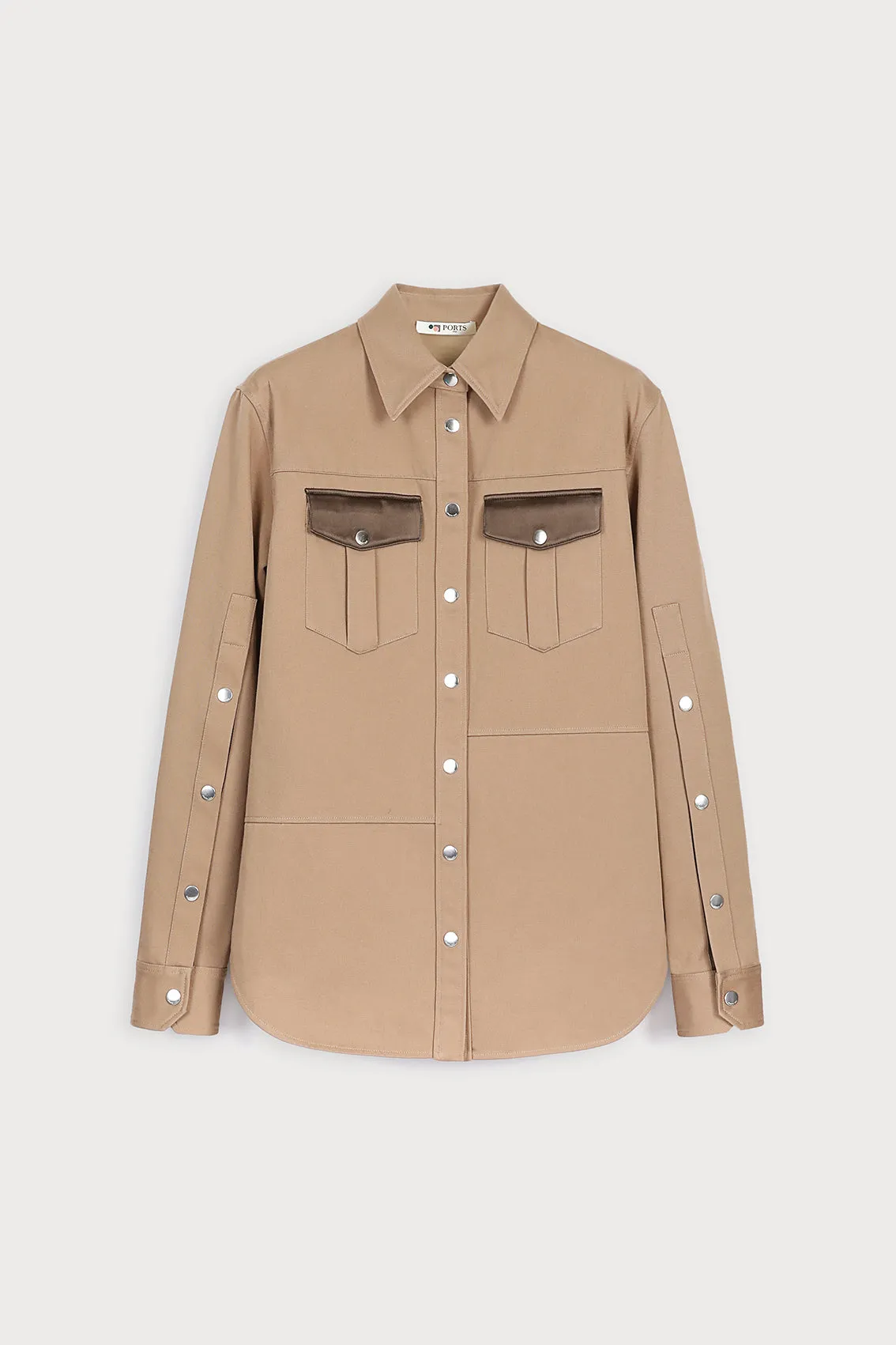 BEIGE CARGO SHIRT sold by Ports 1961