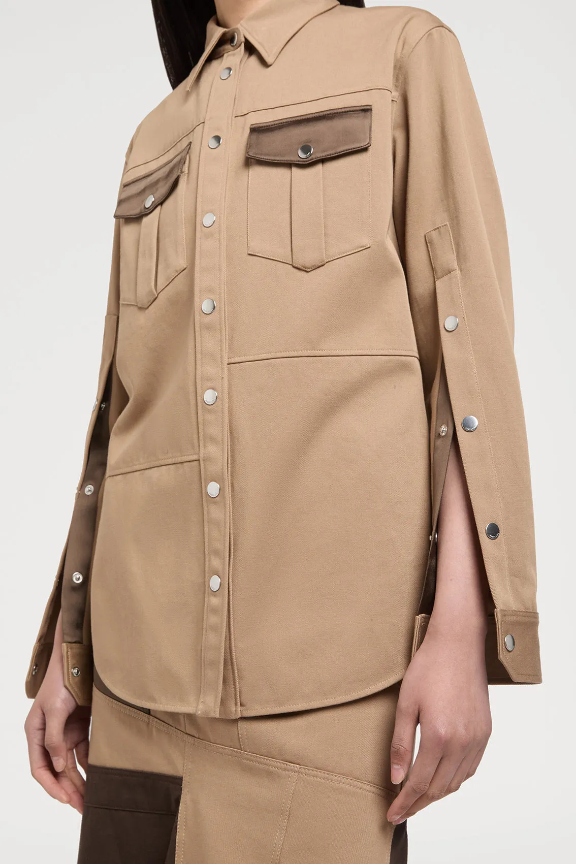 BEIGE CARGO SHIRT sold by Ports 1961 product image thumbnail 2