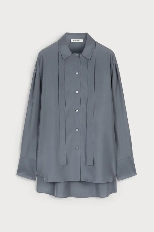 SILK TIE SHIRT made by Ports 1961