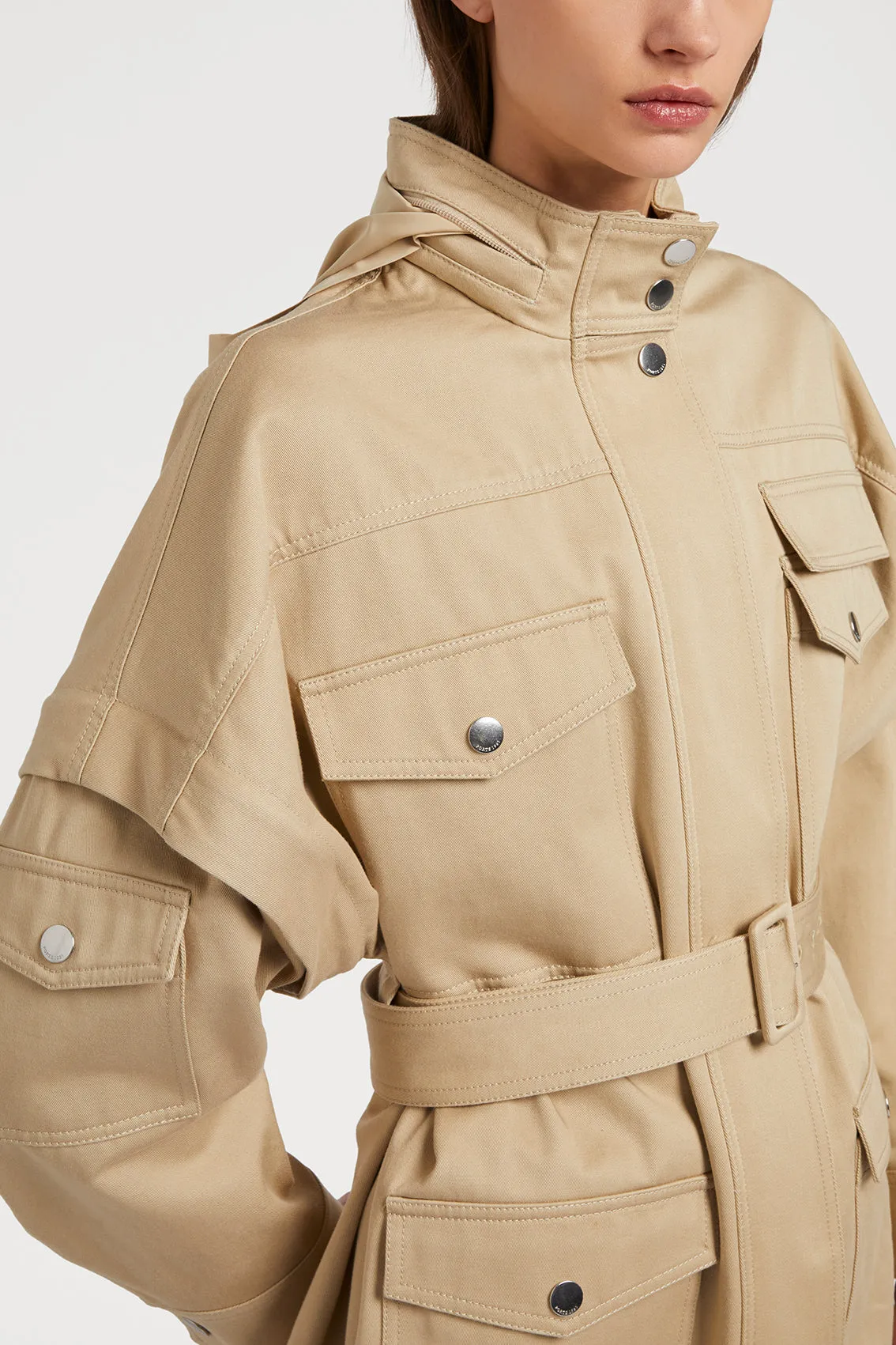 BEIGE CARGO JACKET sold by Ports 1961 product image thumbnail 2