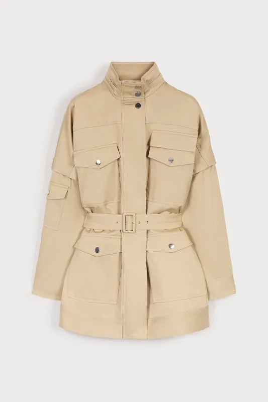 BEIGE CARGO JACKET sold by Ports 1961