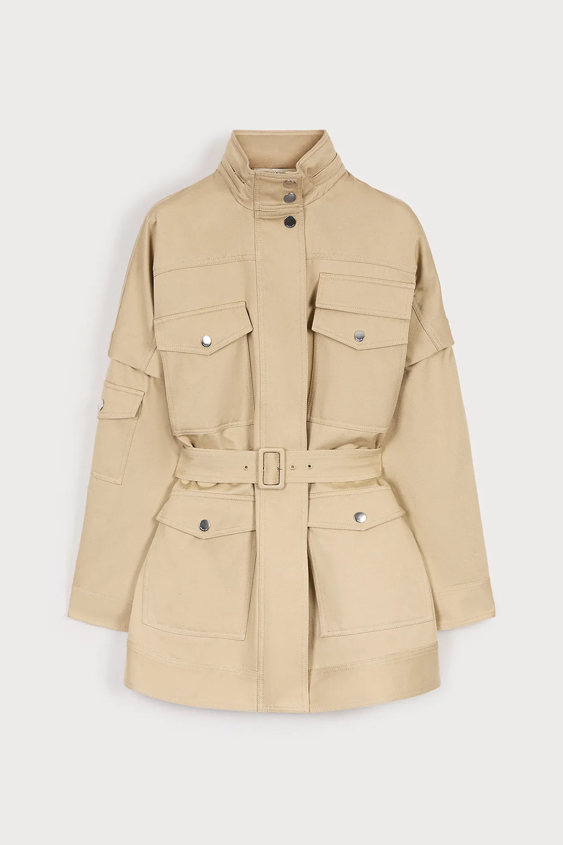 BEIGE CARGO JACKET sold by Ports 1961