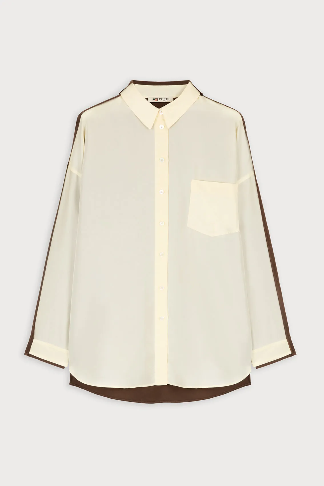 SILK CONTRAST SHIRT sold by Ports 1961