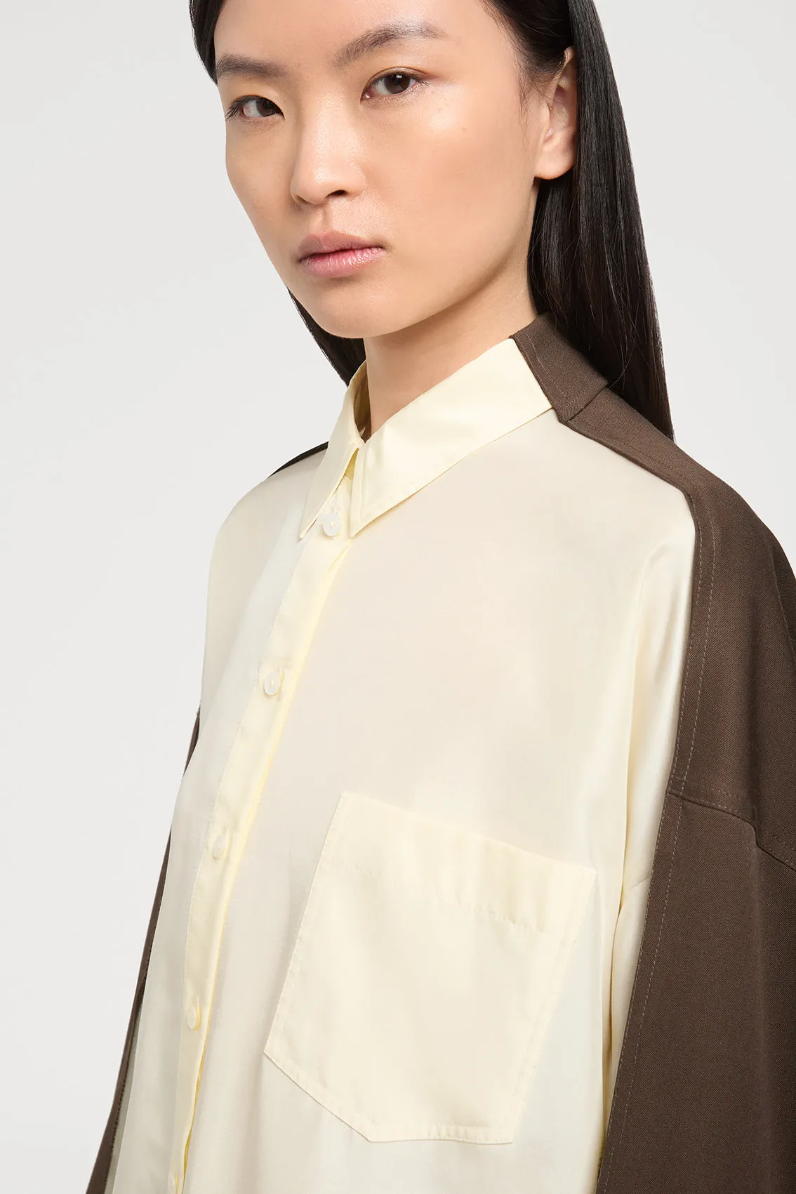 SILK CONTRAST SHIRT sold by Ports 1961 product image thumbnail 2