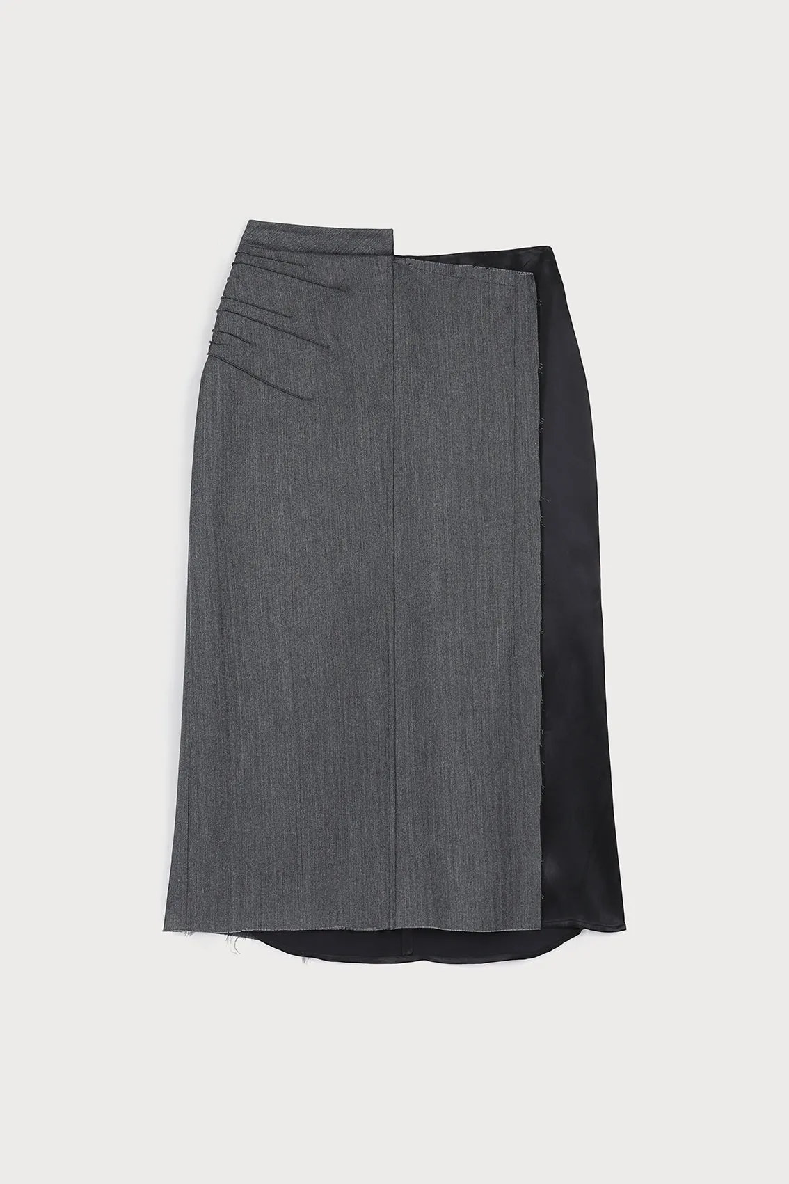 DARK GREY WOOL SKIRT sold by Ports 1961