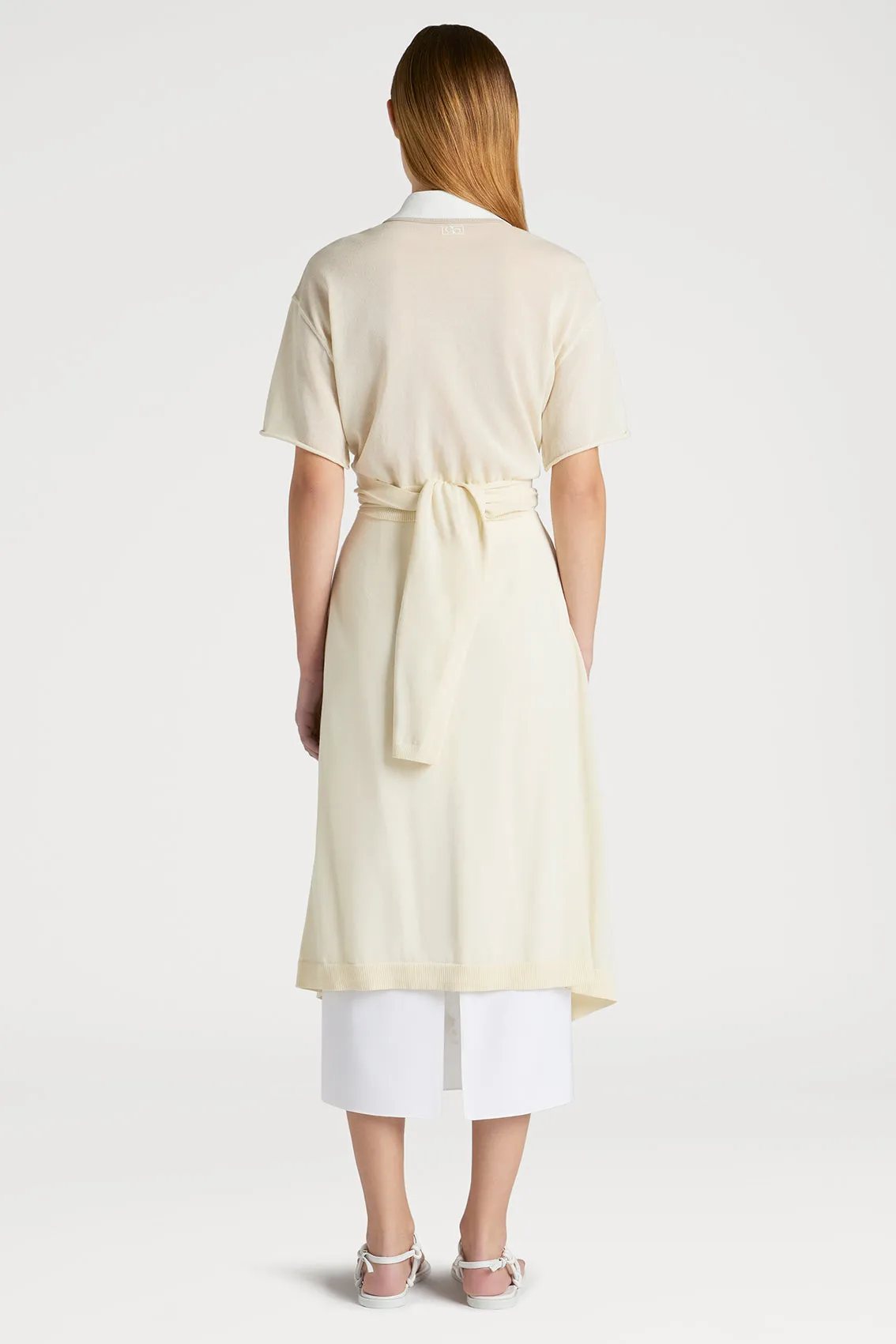 CLASSIC CREAM POLO SHIRT DRESS sold by Ports 1961 product image thumbnail 5