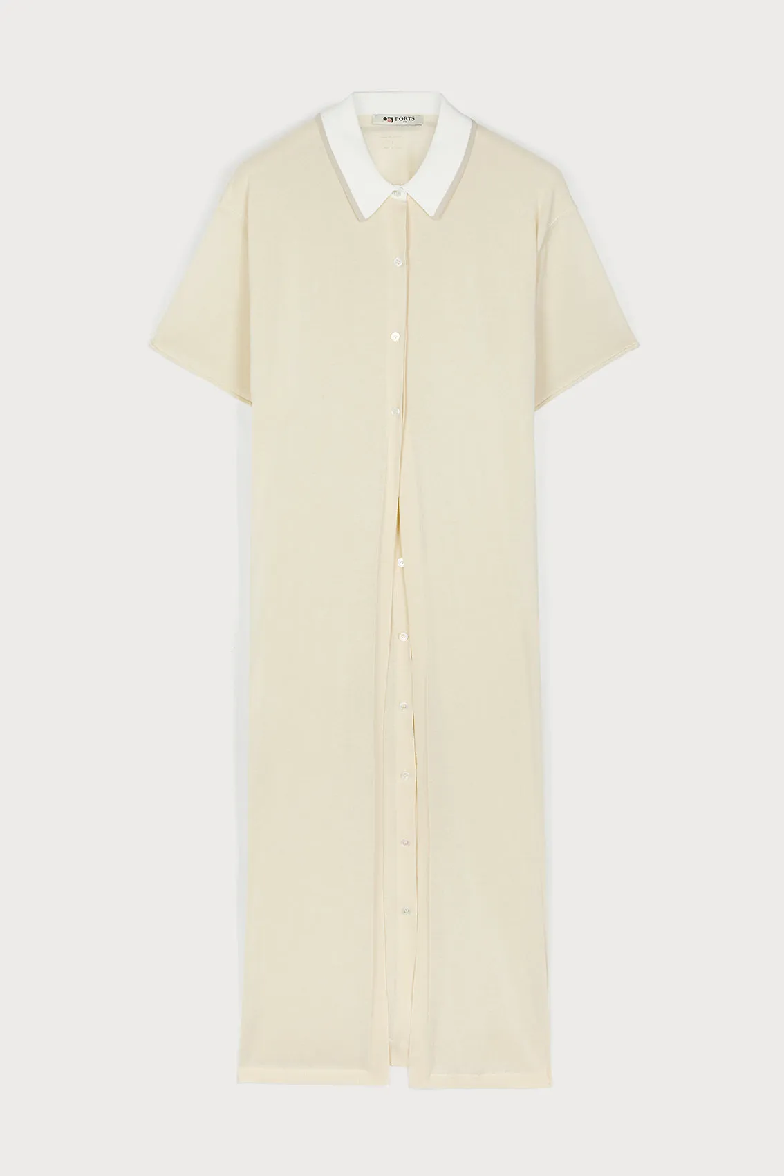 CLASSIC CREAM POLO SHIRT DRESS sold by Ports 1961 product image thumbnail 2