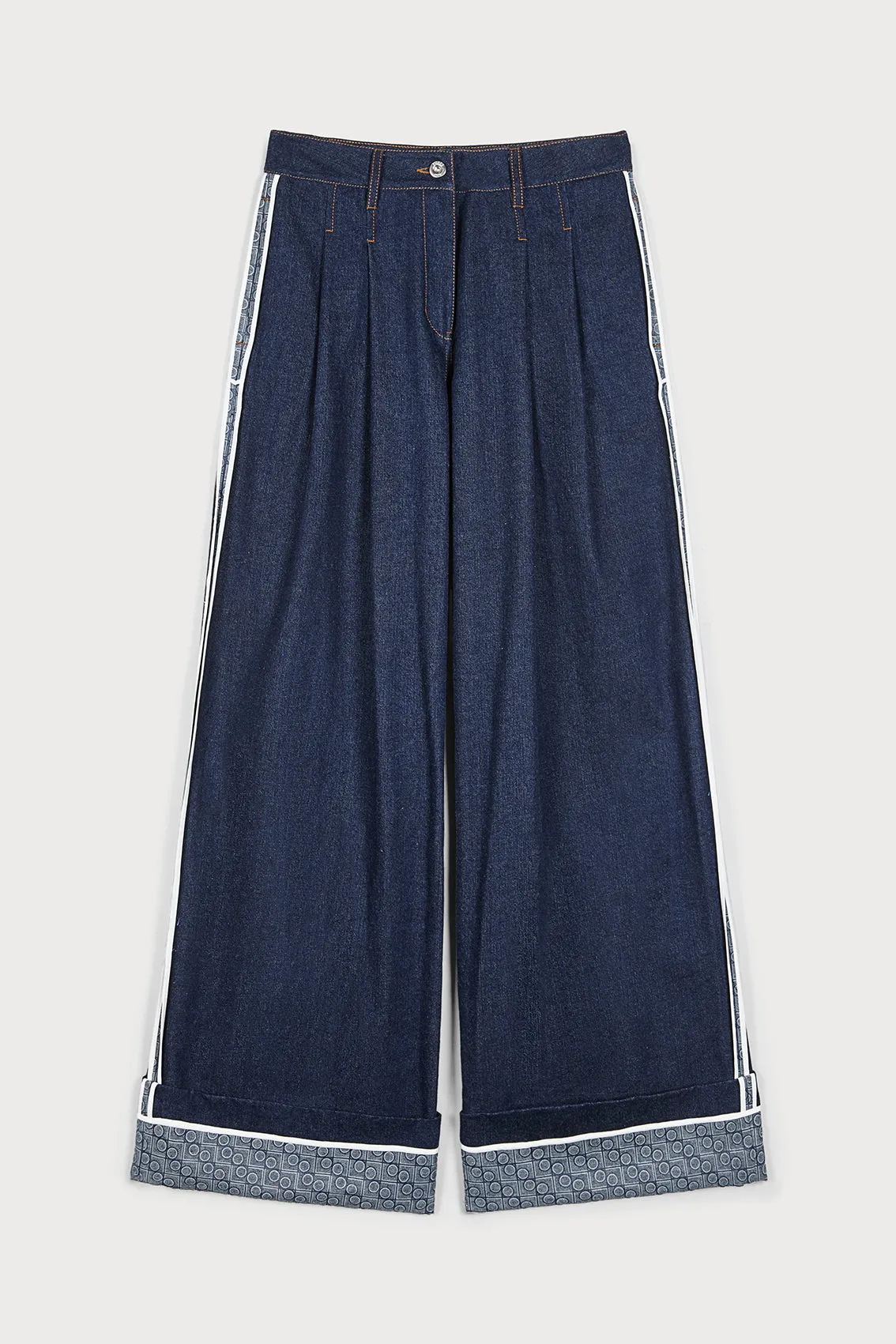 BLUE HORIZON WIDE-LEG DENIM sold by Ports 1961
