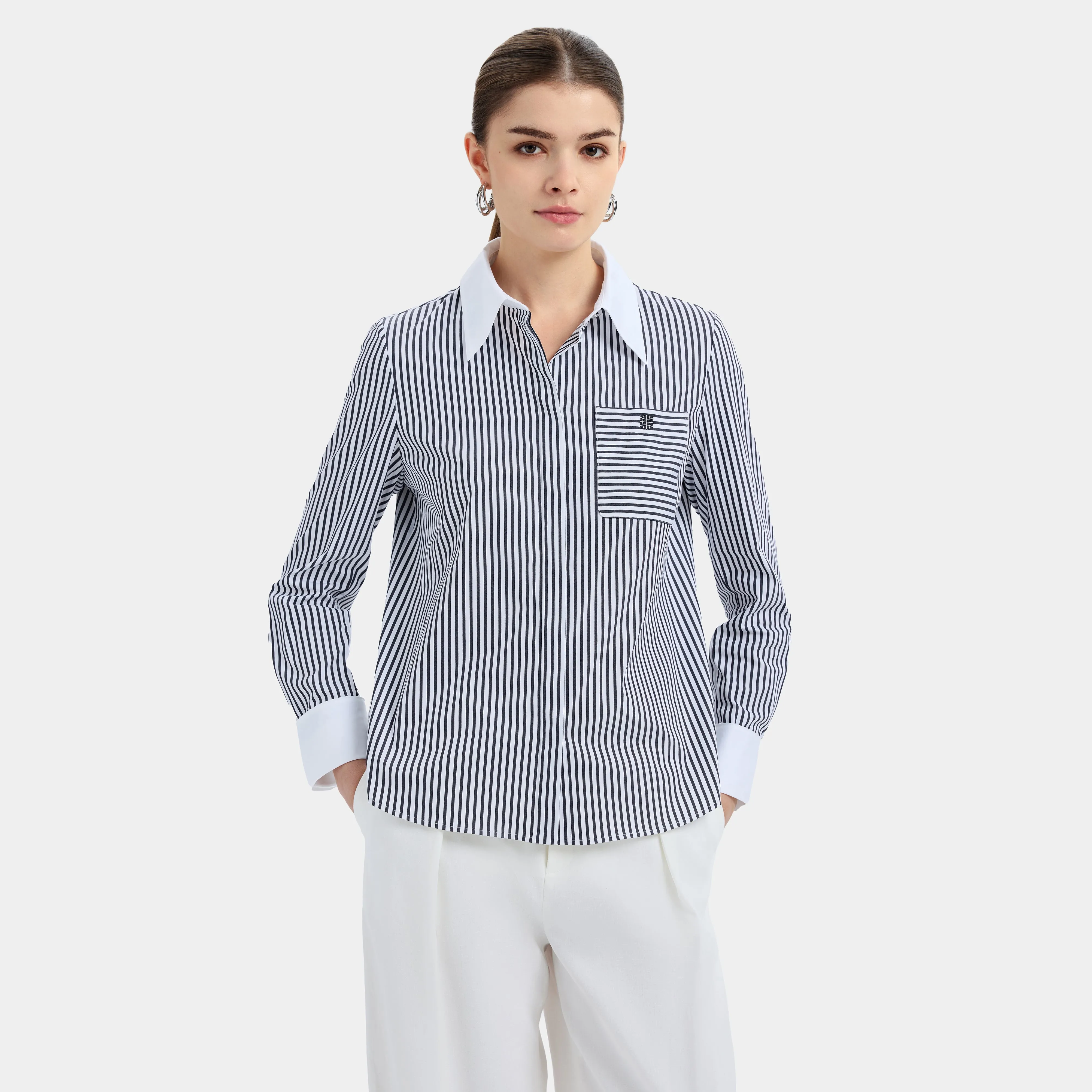 STRIPED SOPHISTICATION SHIRT sold by Ports 1961 product image thumbnail 2