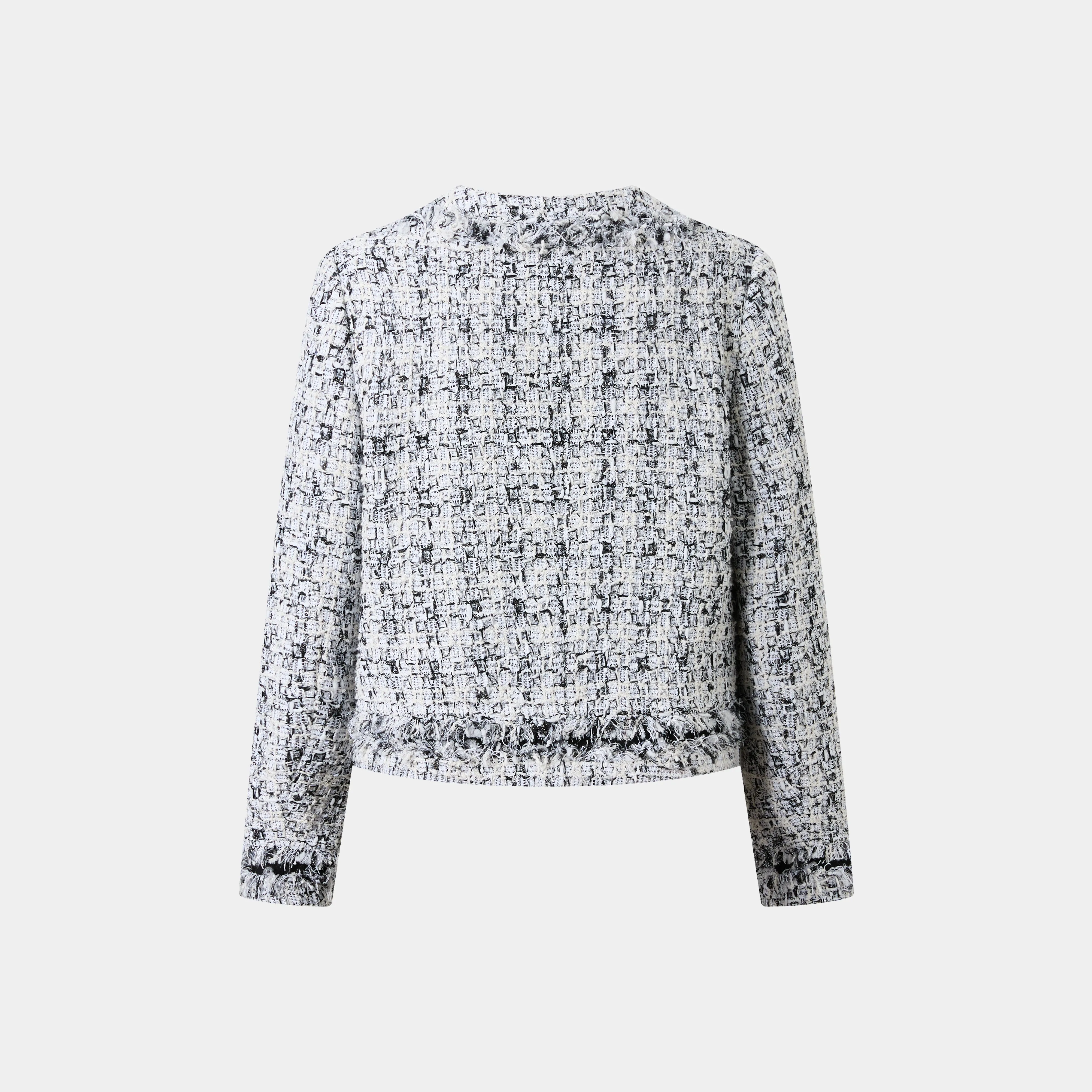 STYLISH CREAM AND BLACK TWEED JACKET, A LUXURIOUS WARDROBE ESSENTIAL sold by Ports 1961 product image thumbnail 2