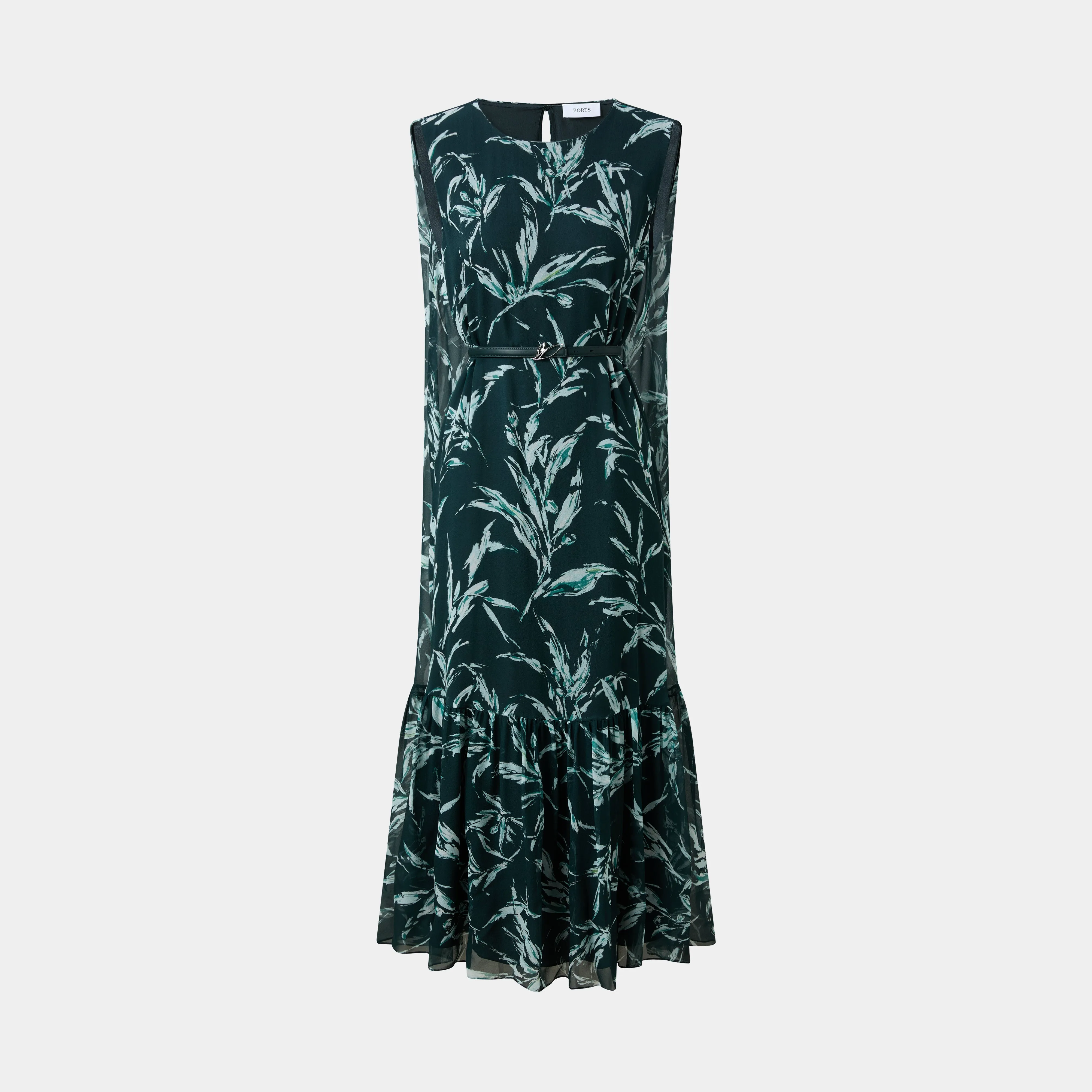 ENCHANTING FOREST FLORAL PRINTED DRESS, A CELEBRATION OF NATURE'S BEAUTY sold by Ports 1961