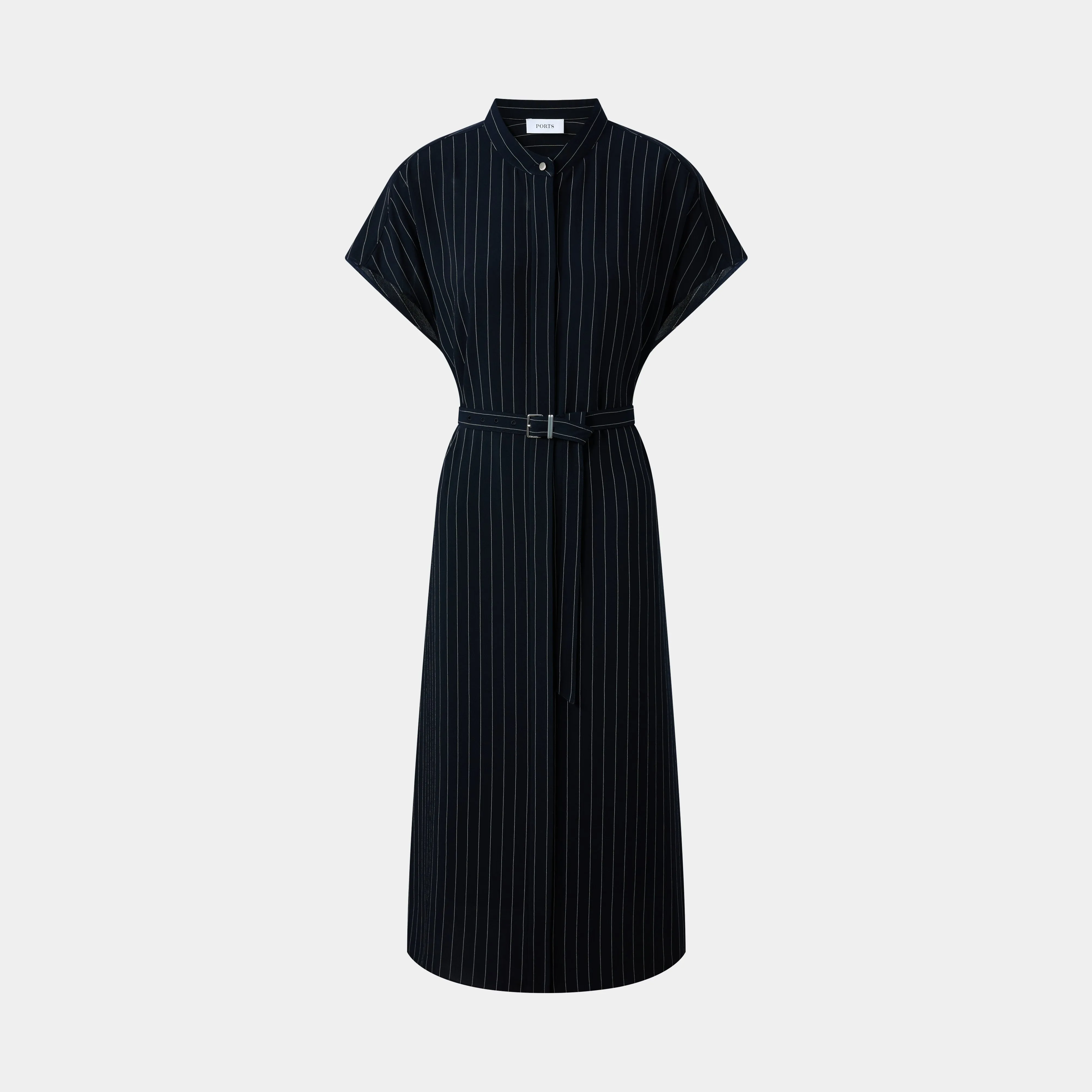 CHIC NAVY STRIPE SHIRT DRESS, EFFORTLESSLY STYLISH FOR EVERY OCCASION sold by Ports 1961