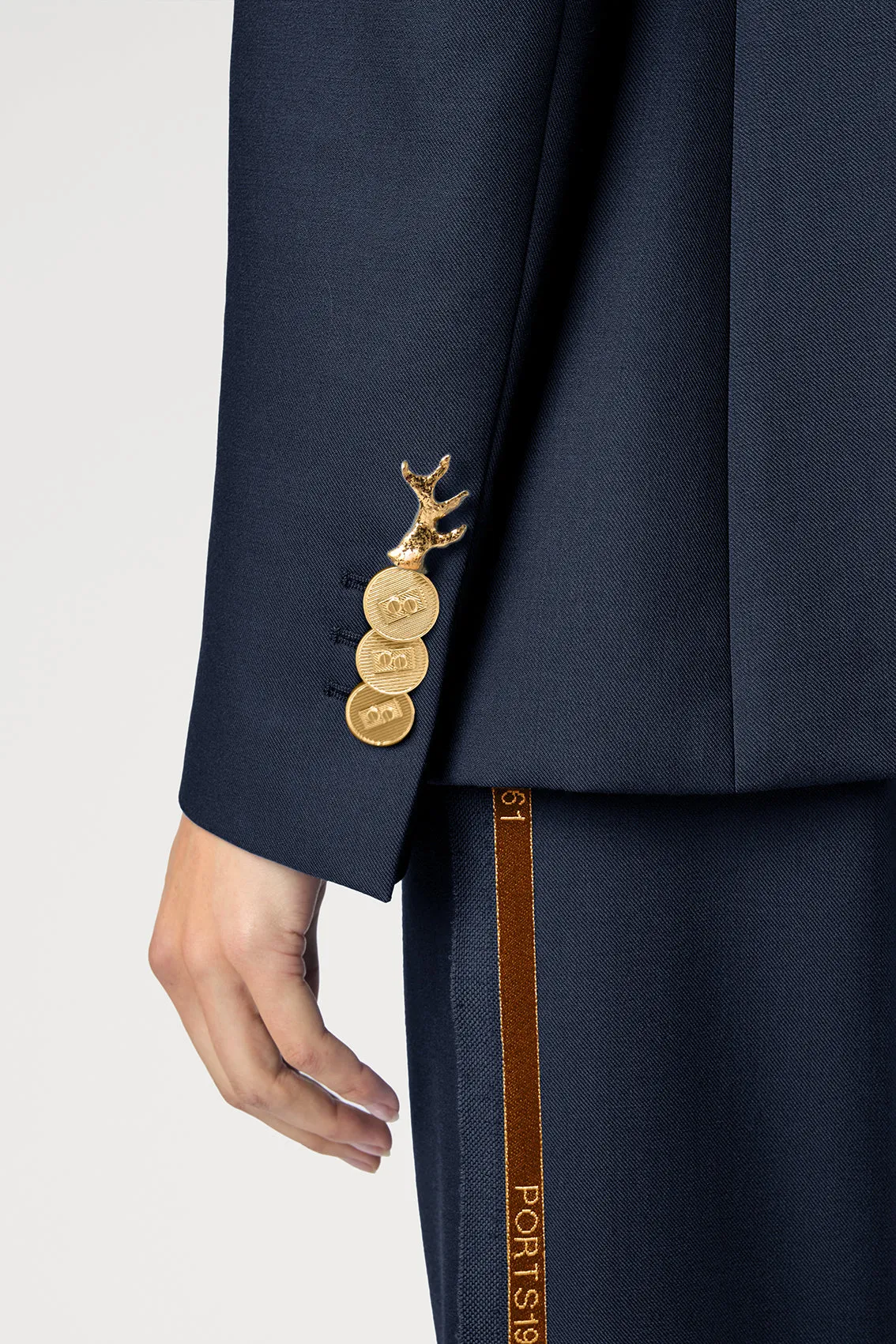 OPULENT PORTS 1961 BLAZER IN NAVY sold by Ports 1961 product image thumbnail 3