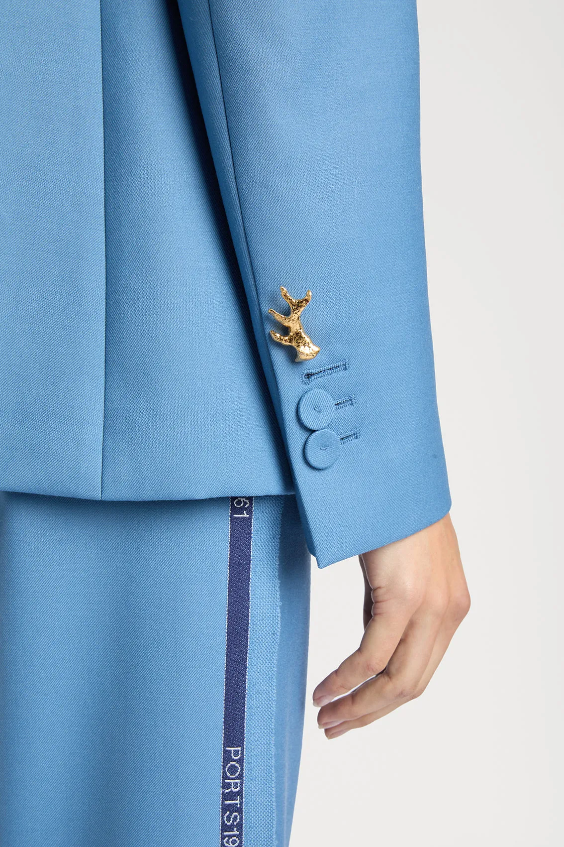 OPULENT PORTS 1961 BLAZER IN CERULEAN sold by Ports 1961 product image thumbnail 3