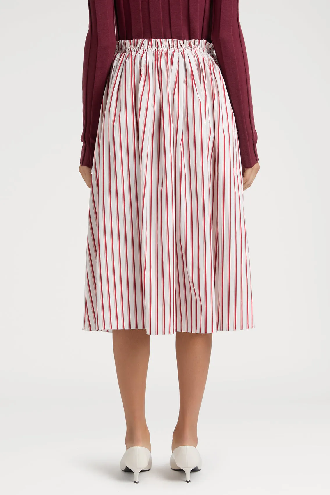 RED STRIPED SKIRT FROM AMALFI sold by Ports 1961 product image thumbnail 4